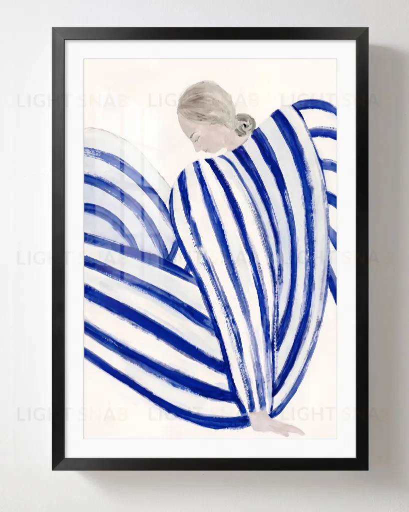 Постер Blue Stripe DZ25072208