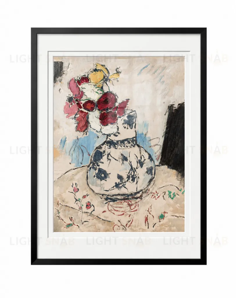 Жикле Vintage Abstarct flowers DZ25072242