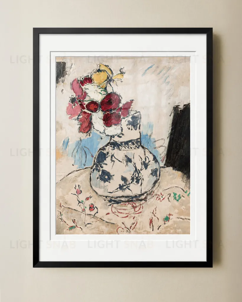 Жикле Vintage Abstarct flowers DZ25072242