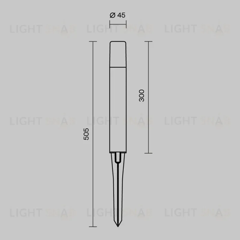 Грунтовый светильник Maytoni O416FL-L3B3K1 O416FL-L3B3K1