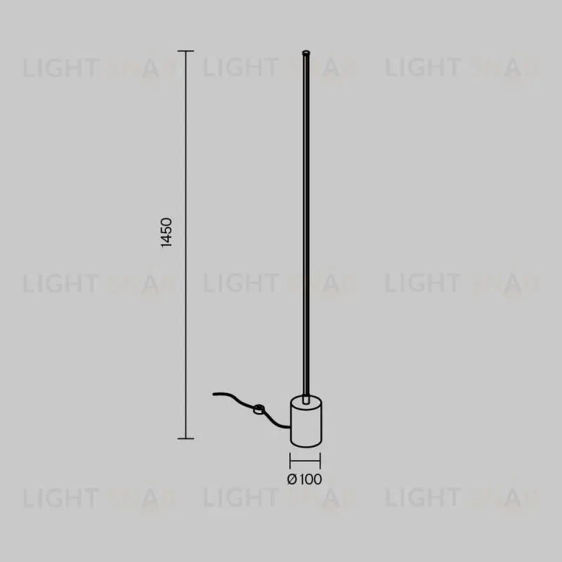 Торшер Maytoni MOD147FL-L20BK1 MOD147FL-L20BK1