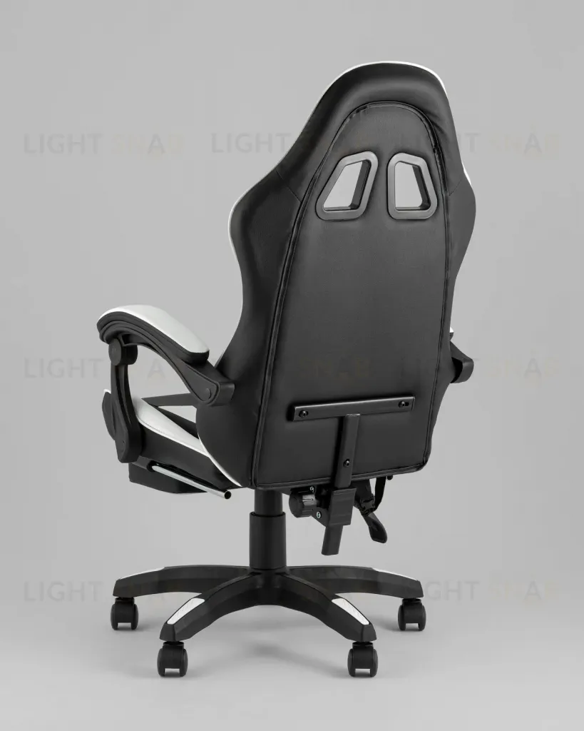 Кресло спортивное TopChairs MG-7019 черно-белый УТ000042692