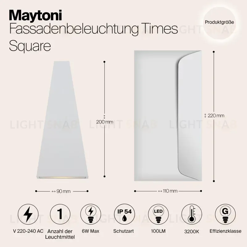 Светильник настенный Maytoni O580WL-L6W O580WL-L6W