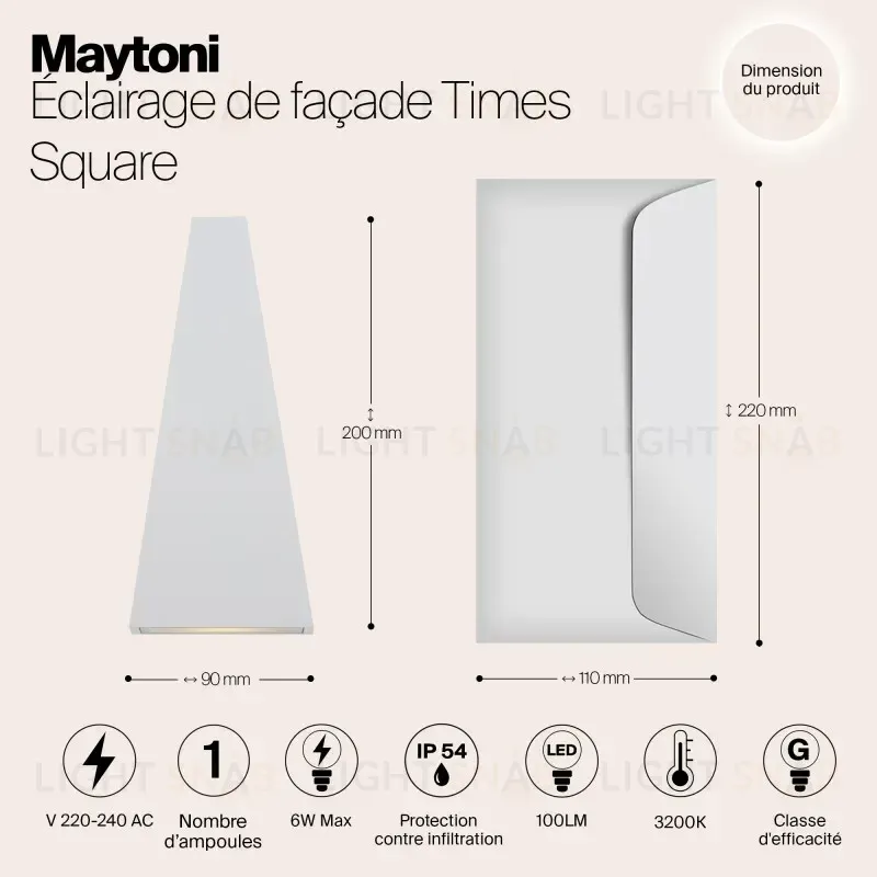 Светильник настенный Maytoni O580WL-L6W O580WL-L6W