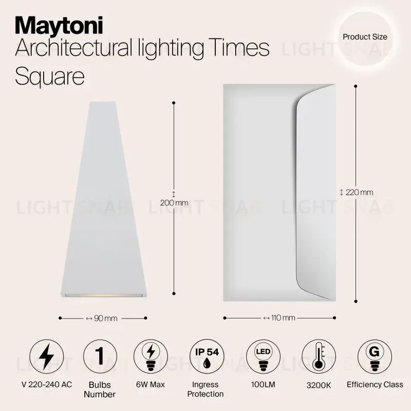 Светильник настенный Maytoni O580WL-L6W O580WL-L6W