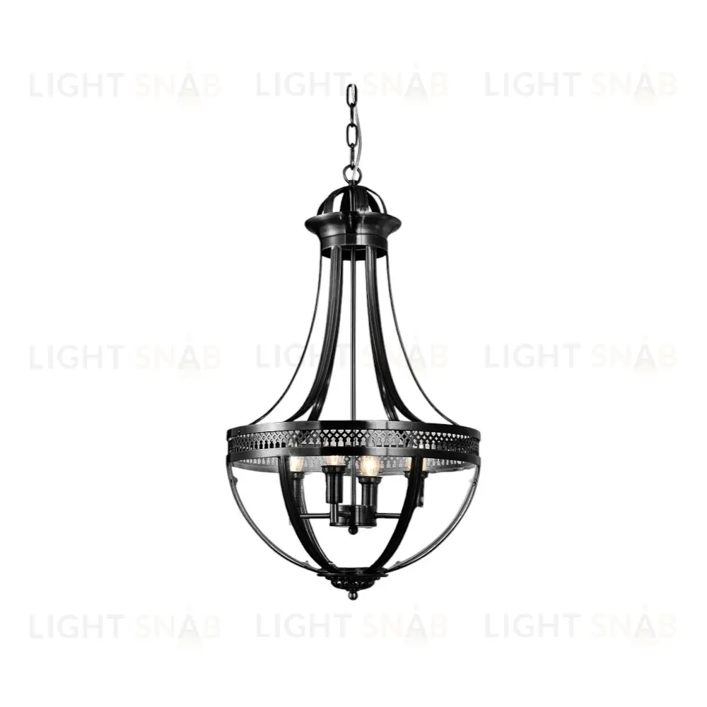 Люстра Capitol 4 black KM0287P-4 black