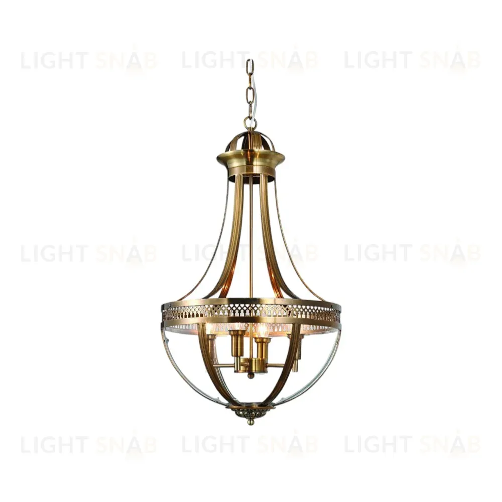 Люстра Capitol 4 ant.brass KM0287P-4 antique brass