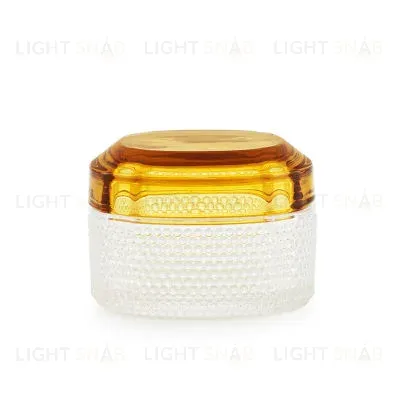  Шкатулка Cloyd CHASSE Box / шир. 9 см - желт. стекло (арт.50014)  50014