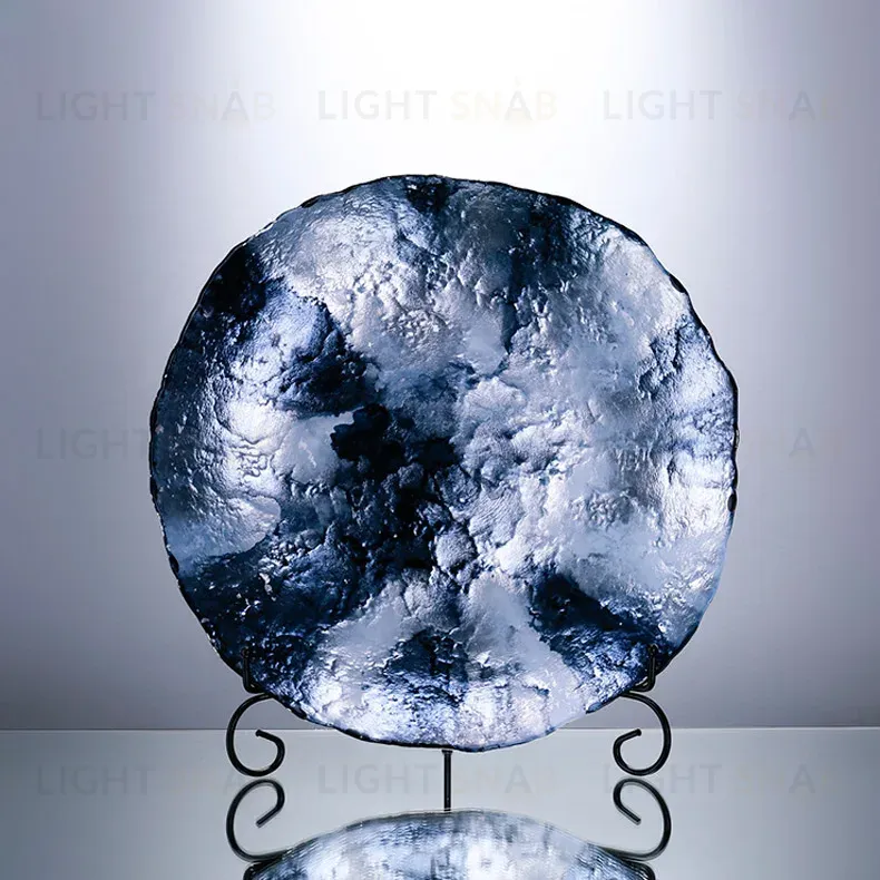  Тарелка Cloyd MATENO Dish / Ø40 см - синее стекло (арт.50054)  50054