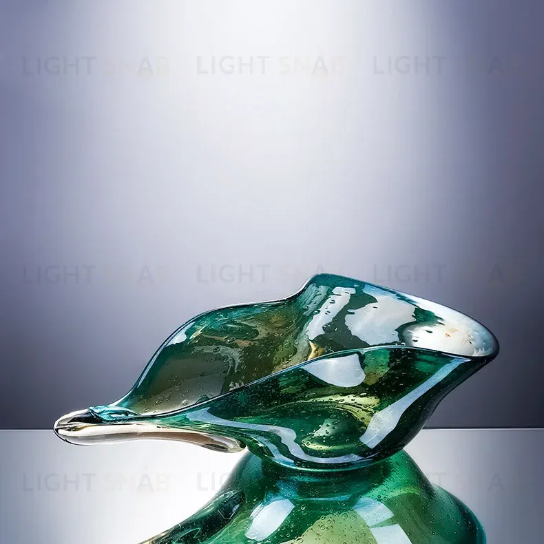  Ваза Cloyd FLUID Vase / выс. 13 см - зелен. стекло (арт.50038)  50038
