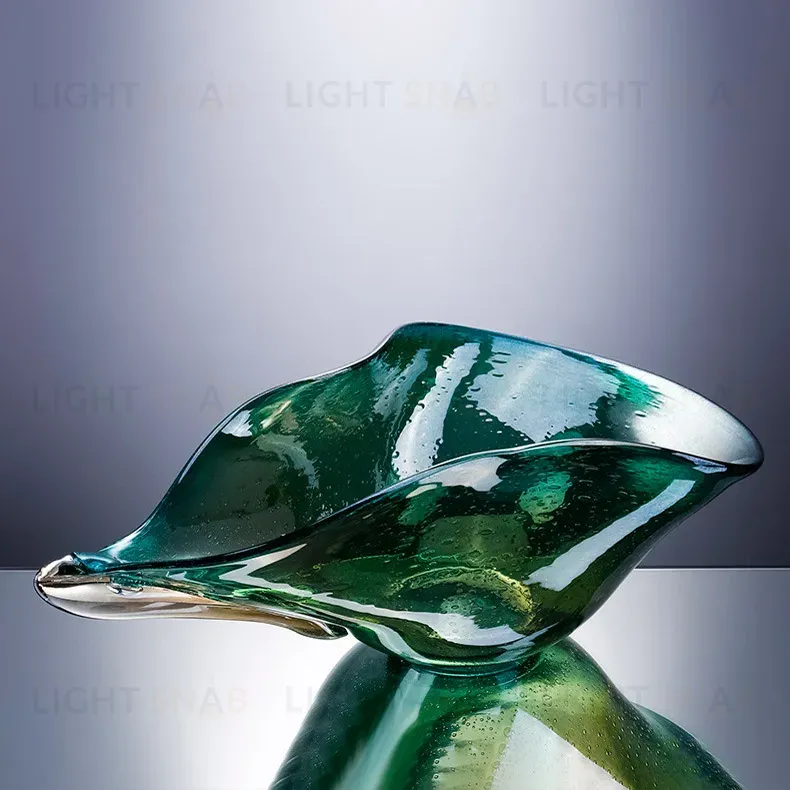  Ваза Cloyd FLUID Vase / выс. 17 см - зелен. стекло (арт.50037)  50037