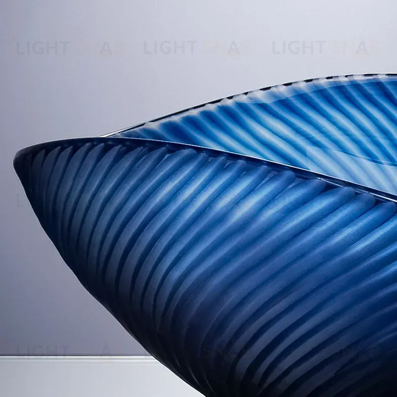  Ваза Cloyd MUSSEL Vase / выс. 12 см - синее стекло (арт.50034)  50034