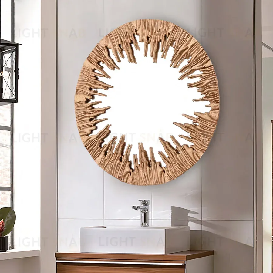  Зеркало Cloyd GEODA Mirror / Ø60 см - латунь (арт.50056)  50056