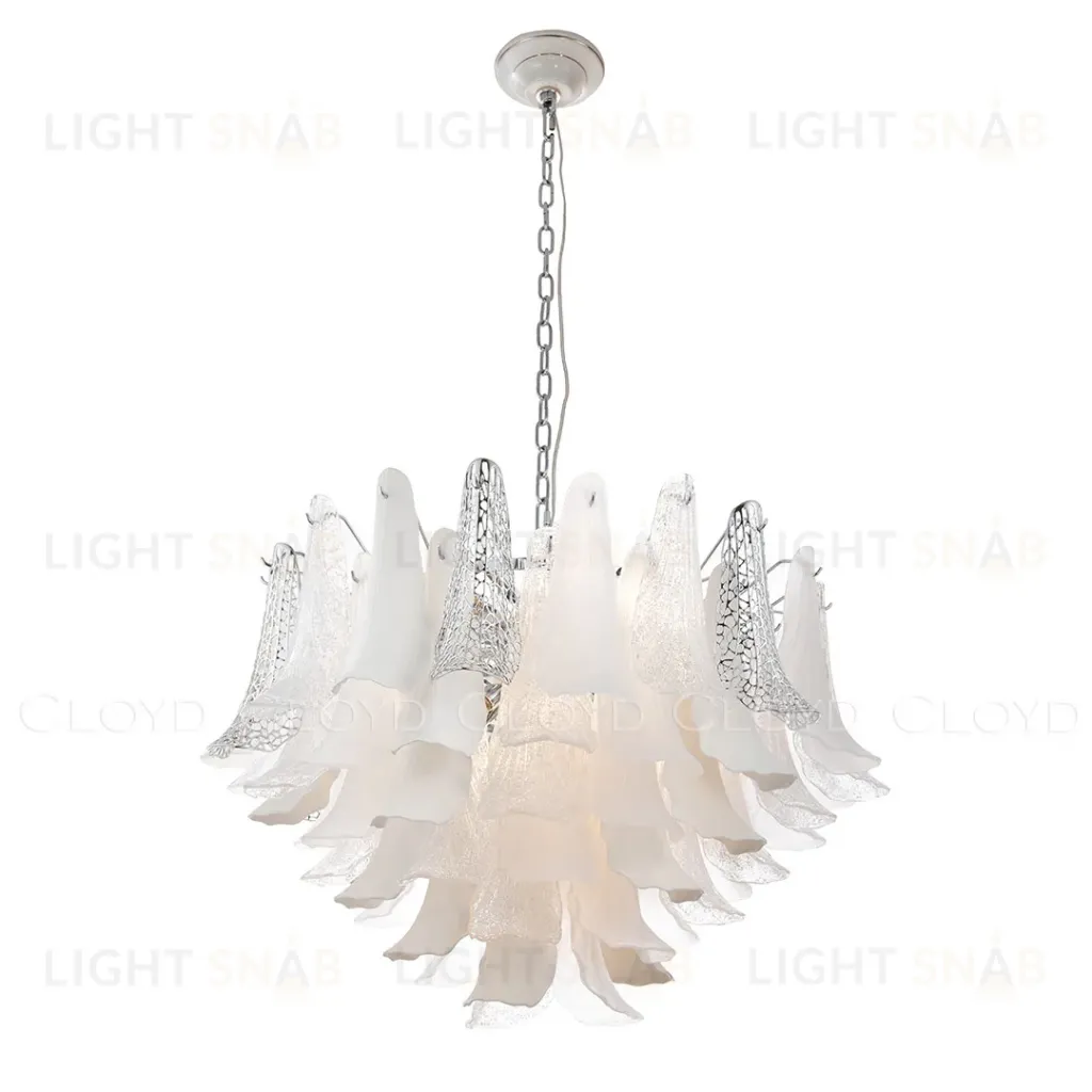  Люстра Cloyd WASABI C16 / Ø84 см - керамика - хром (арт.11450)  11450