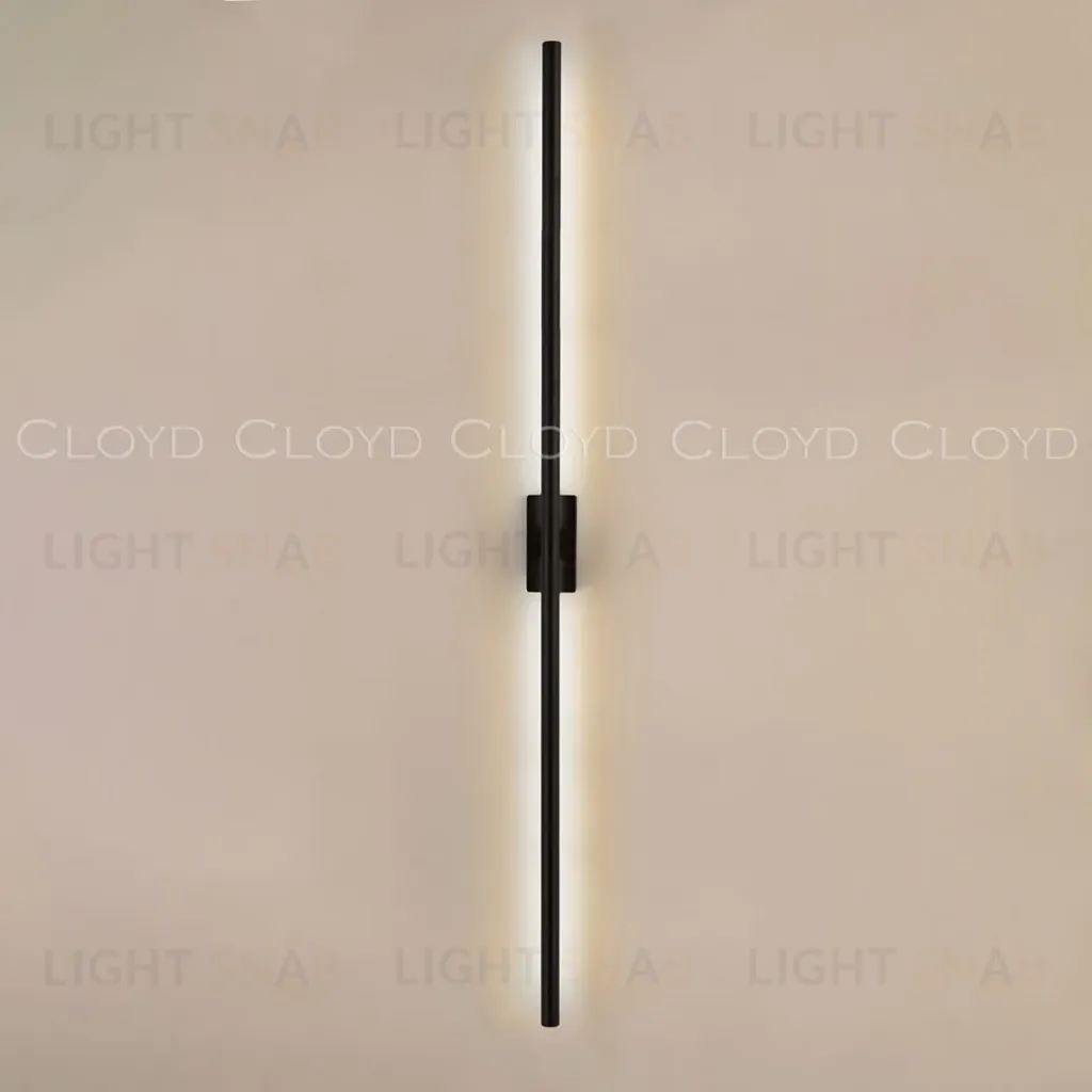  Бра Cloyd LINEAS-B W1 / выс. 100 см- 4000K - черный матовый (арт.20458)  20458