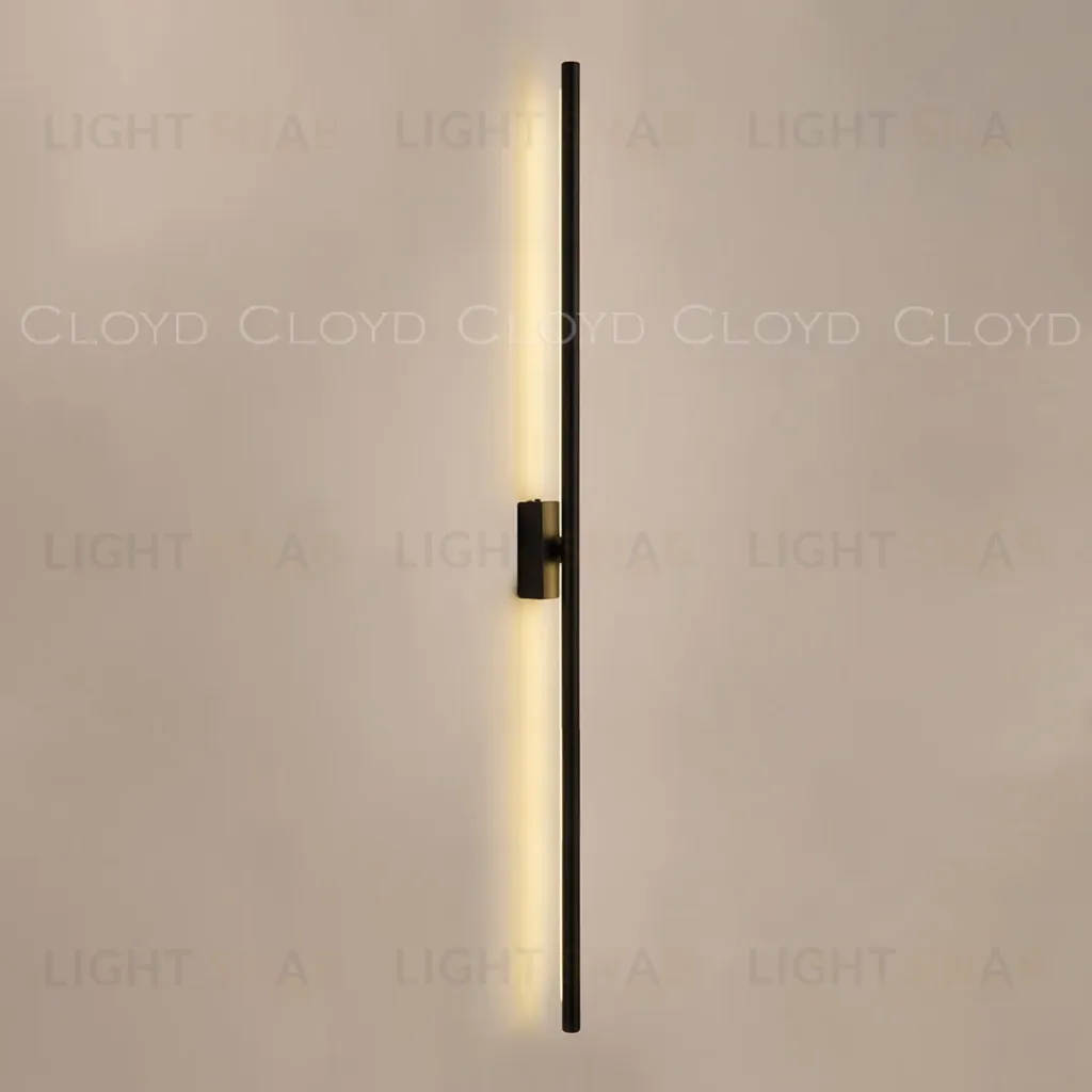  Бра Cloyd LINEAS-B W1 / выс. 100 см- 3000K - черный матовый (арт.20457)  20457