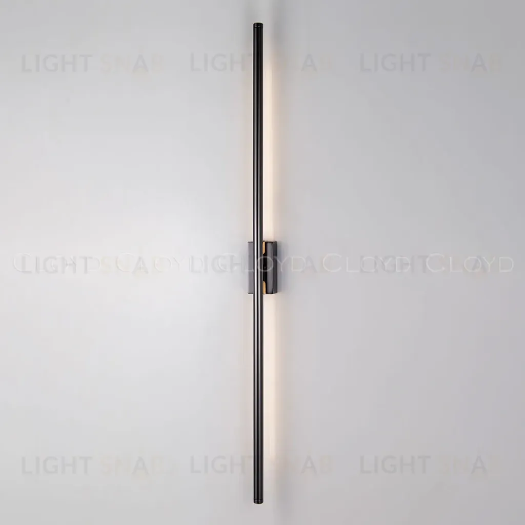  Бра Cloyd LINEAS-B W1 / выс. 100 см- 3000K - черный блестящий (арт.20455)  20455