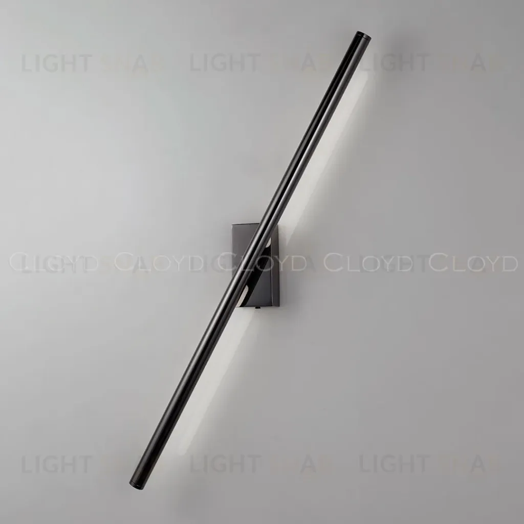 Бра Cloyd LINEAS-A W1 / выс. 60 см- 4000K - черный блестящий (арт.20454)  20454