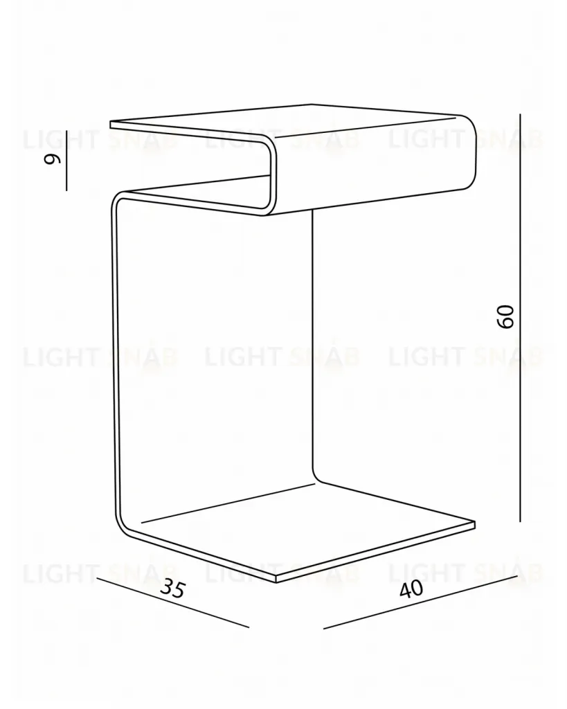 Столик приставной Батист FST326296FNS