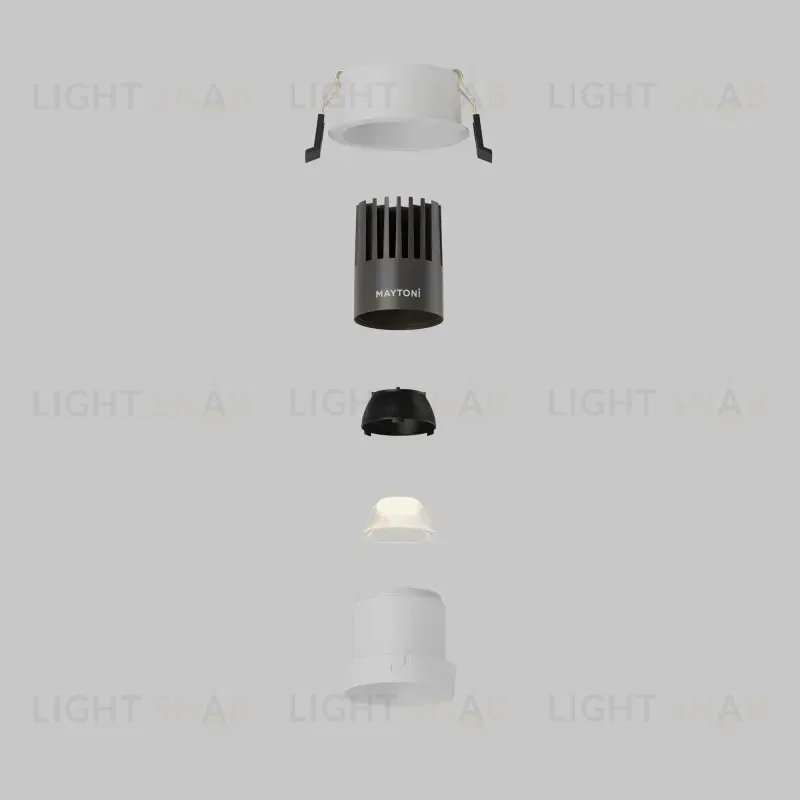 Встраиваемый светильник Maytoni DL116-10W-3K-W 