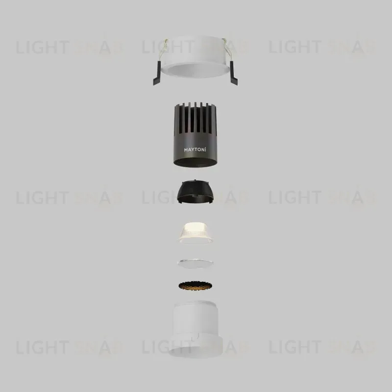 Встраиваемый светильник Maytoni DL116-10W-3K-W 
