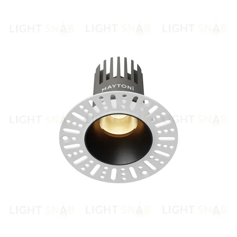 Встраиваемый светильник Maytoni DL124-10W-2.7K-TRS-B 
