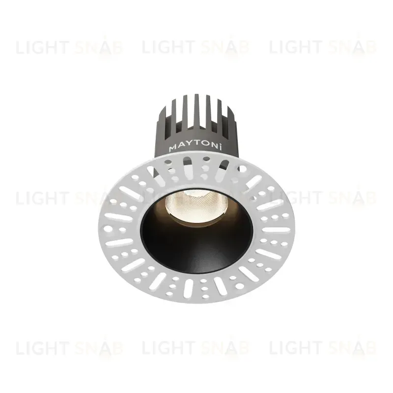 Встраиваемый светильник Maytoni DL124-10W-4K-TRS-B 