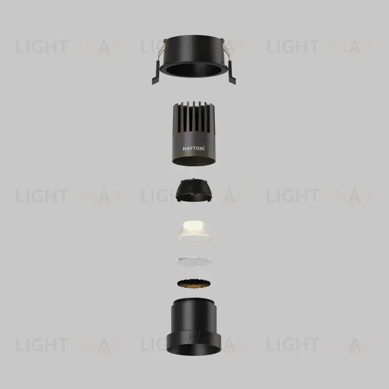 Встраиваемый светильник Maytoni DL116-10W-3K-B 