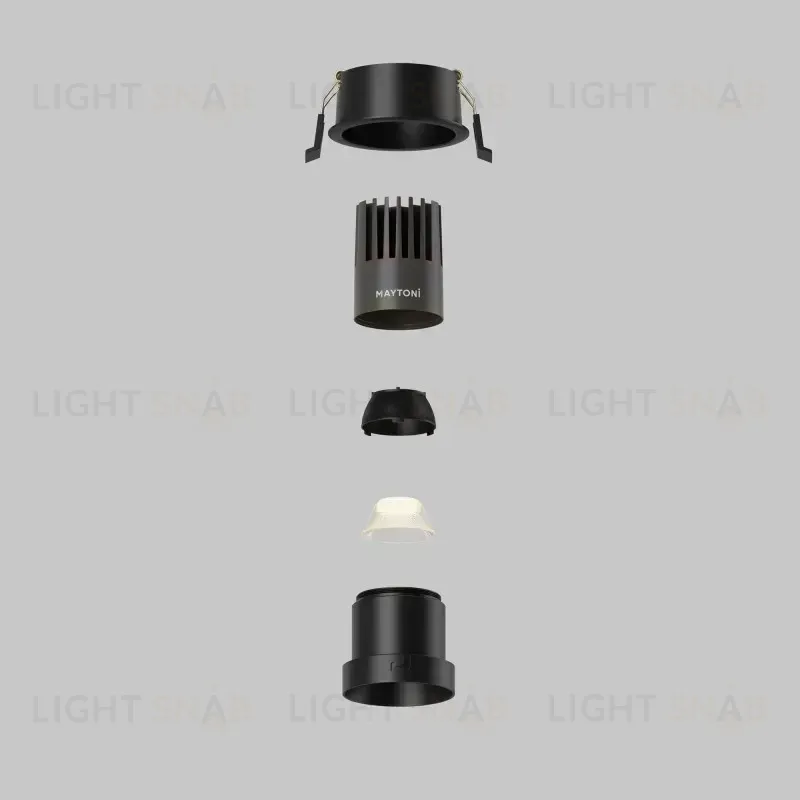 Встраиваемый светильник Maytoni DL116-10W-3K-B 