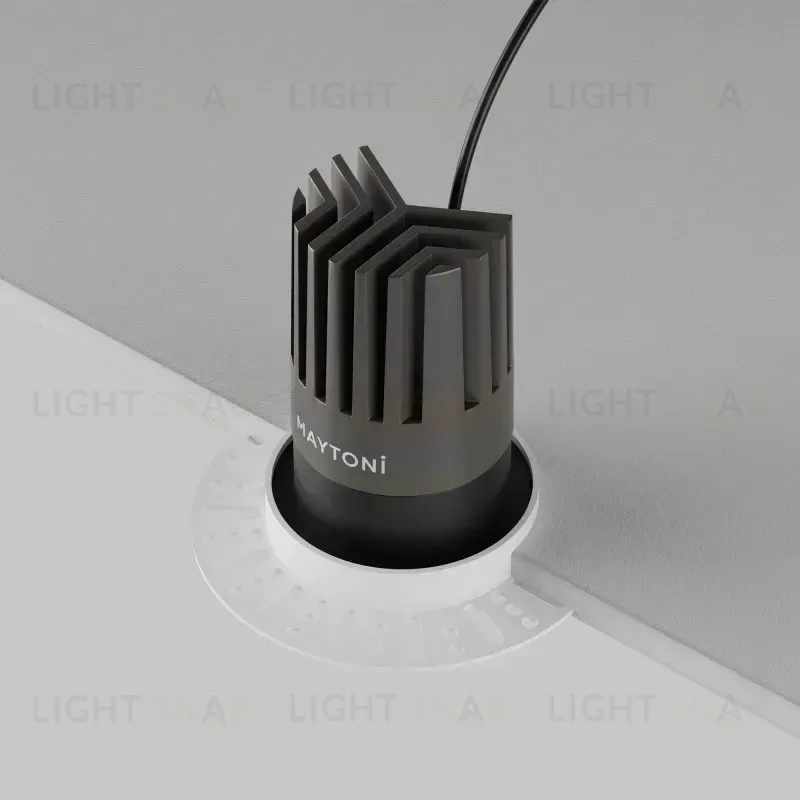 Встраиваемый светильник Maytoni DL121-15W-3K-TRS-B 