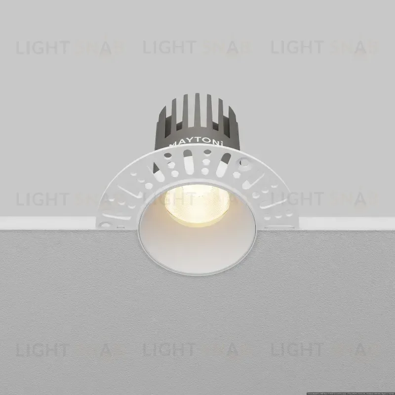 Встраиваемый светильник Maytoni DL119-10W-3K-TRS-W 