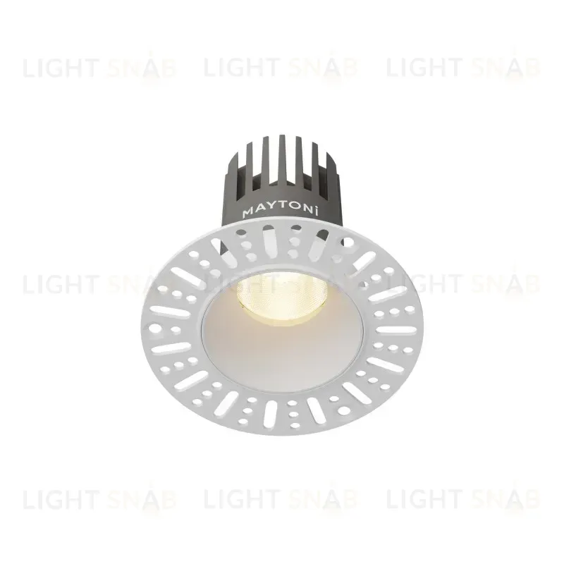 Встраиваемый светильник Maytoni DL119-10W-3K-TRS-W 