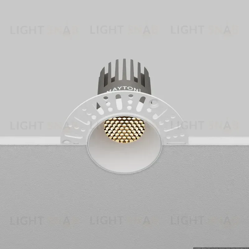 Встраиваемый светильник Maytoni DL119-10W-3K-TRS-W 