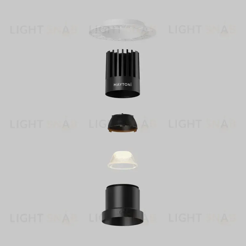 Встраиваемый светильник Maytoni DL122-15W-2.7K-TRS-B 