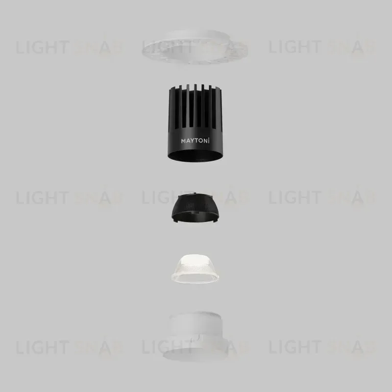 Встраиваемый светильник Maytoni DL121-15W-4K-TRS-W 