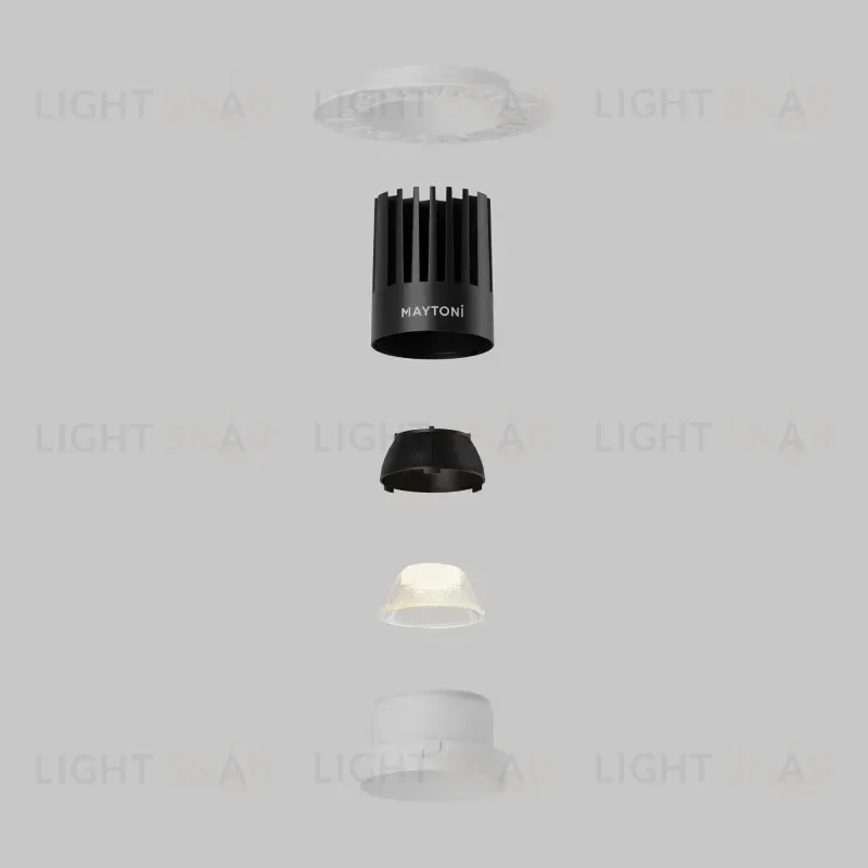 Встраиваемый светильник Maytoni DL121-15W-2.7K-TRS-W 