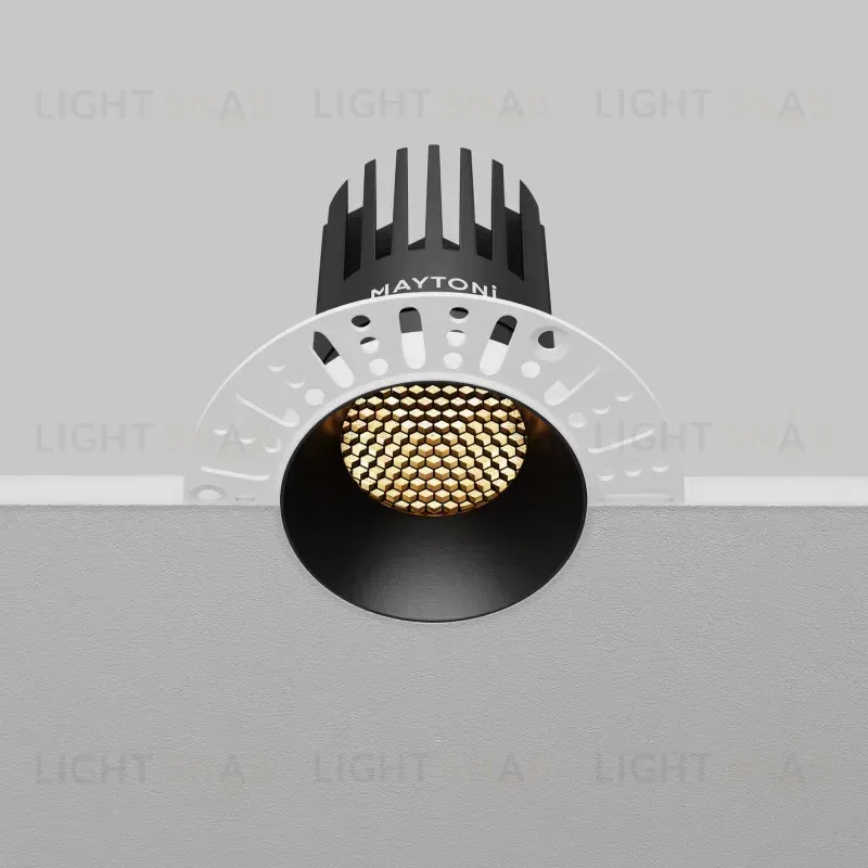Встраиваемый светильник Maytoni DL121-15W-2.7K-TRS-B 