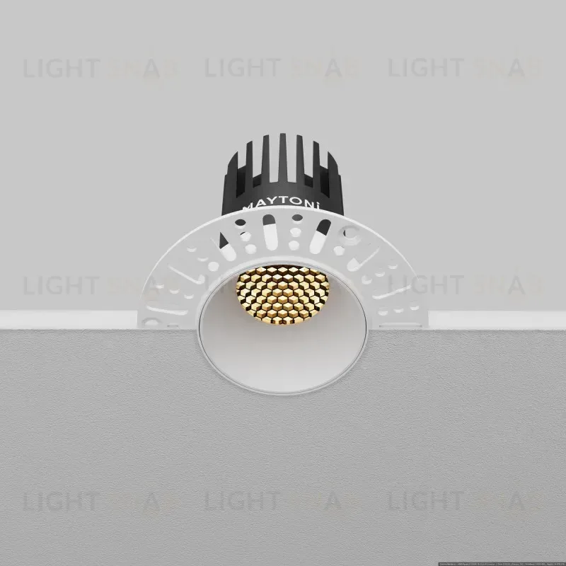 Встраиваемый светильник Maytoni DL119-10W-2.7K-TRS-W 