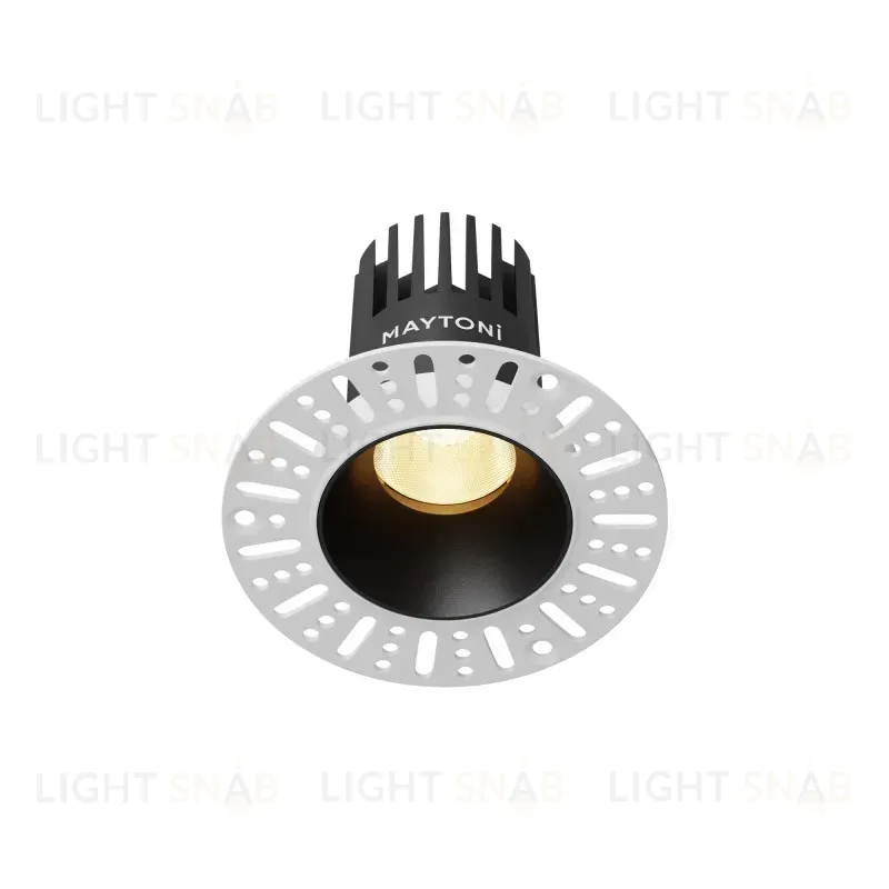 Встраиваемый светильник Maytoni DL119-10W-2.7K-TRS-B 