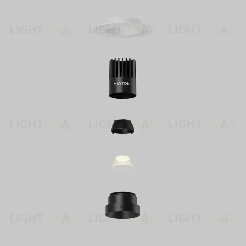 Встраиваемый светильник Maytoni DL119-10W-2.7K-TRS-B 