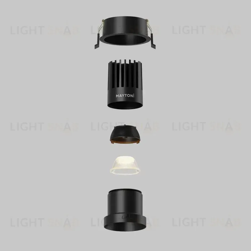 Встраиваемый светильник Maytoni DL118-15W-2.7K-B 