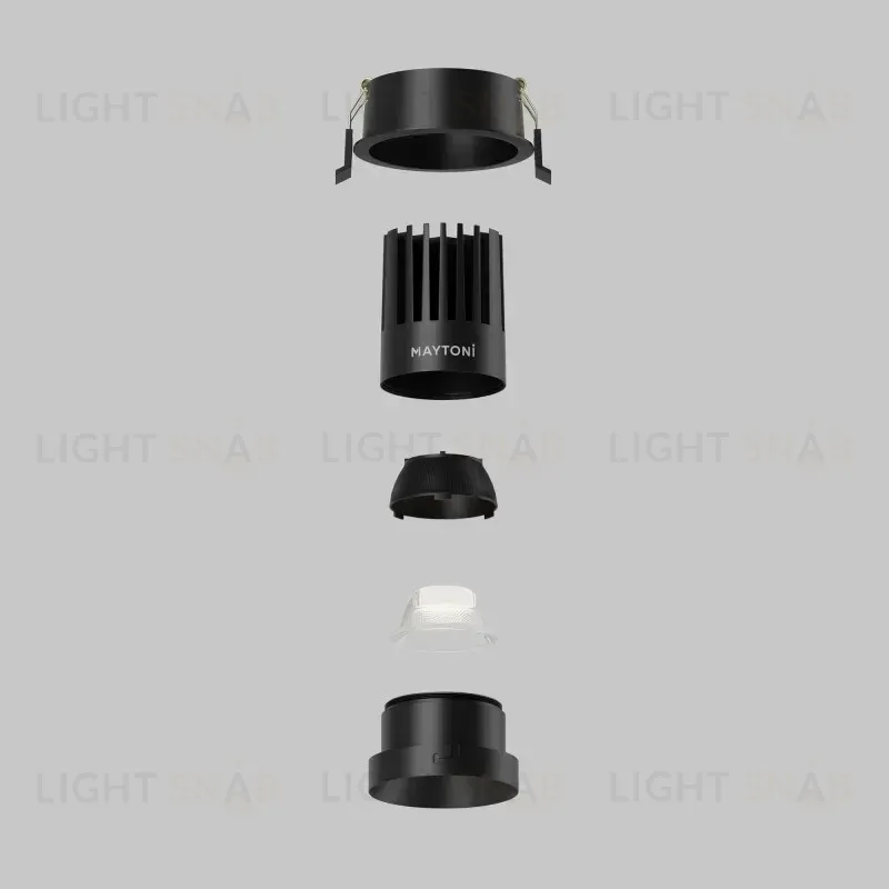 Встраиваемый светильник Maytoni DL117-15W-4K-B 