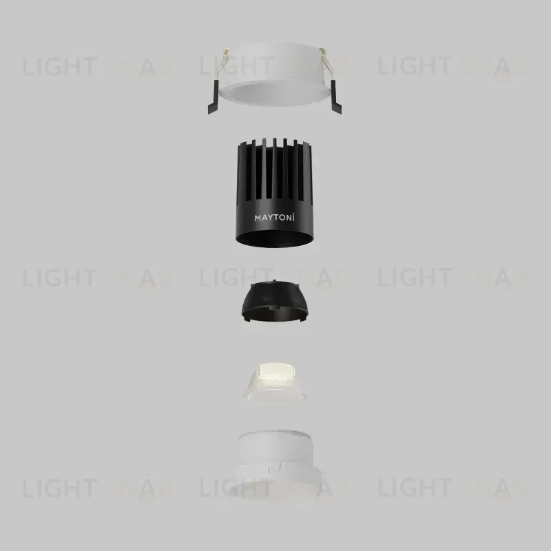 Встраиваемый светильник Maytoni DL117-15W-2.7K-W 