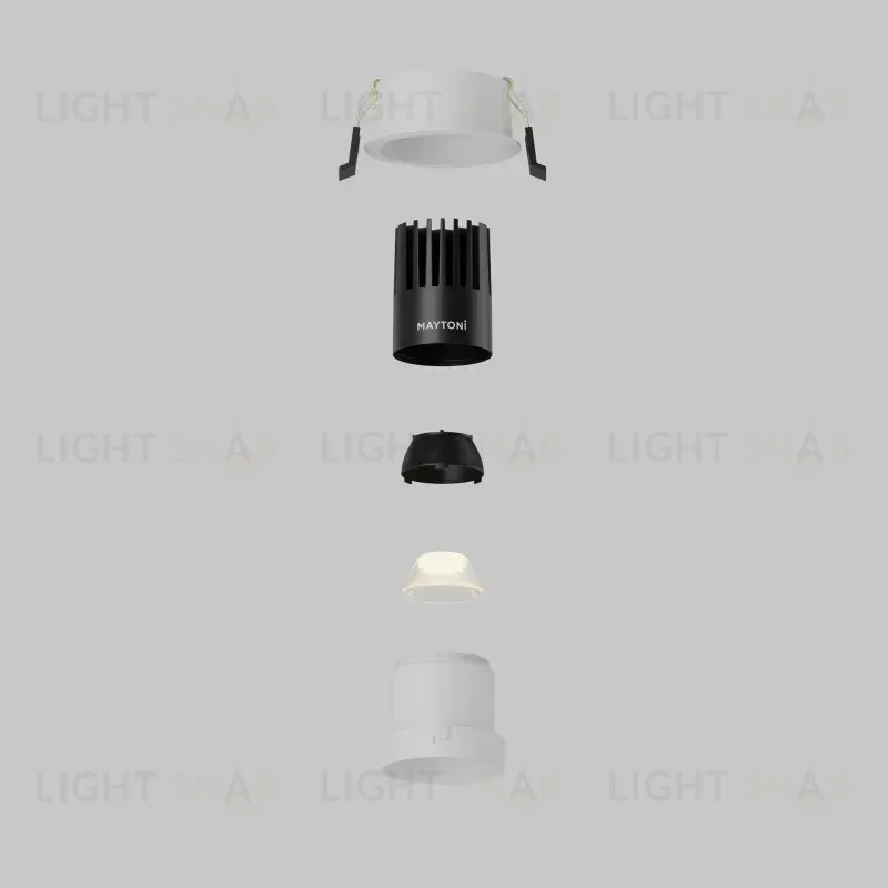 Встраиваемый светильник Maytoni DL116-10W-2.7K-W 