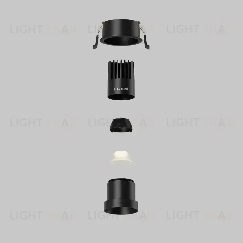 Встраиваемый светильник Maytoni DL116-10W-2.7K-B 