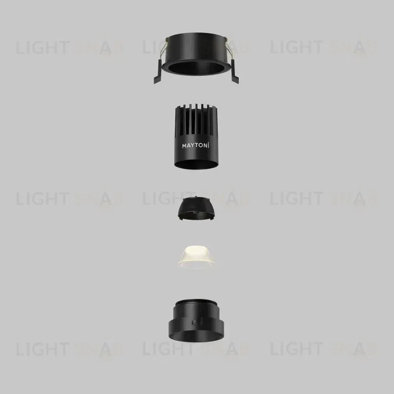 Встраиваемый светильник Maytoni DL115-10W-2.7K-B 