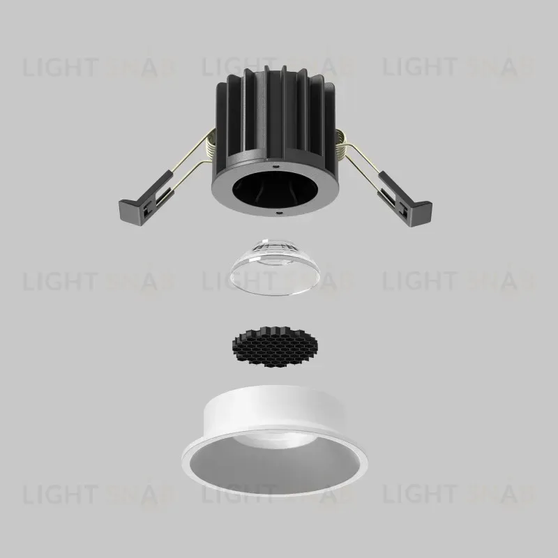 Встраиваемый светильник Maytoni DL058-7W2.7K-W 