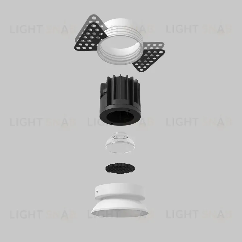 Встраиваемый светильник Maytoni DL058-7W2.7K-TRS-W 
