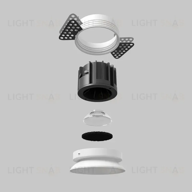 Встраиваемый светильник Maytoni DL058-12W2.7K-TRS-W 