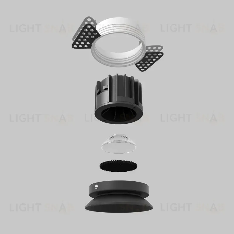Встраиваемый светильник Maytoni DL058-12W2.7K-TRS-B 